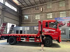 拖120挖掘机拖车 东风D3S挖机拖板车可分期