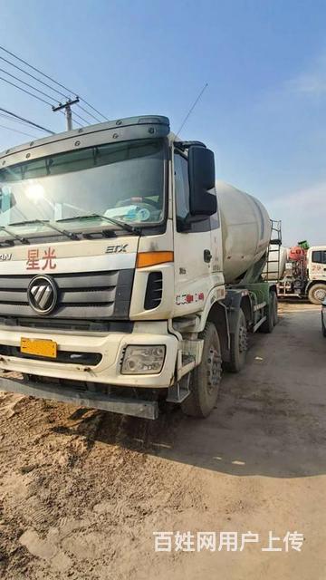 低价急转17年大20方二手欧曼搅拌车375马力的图片