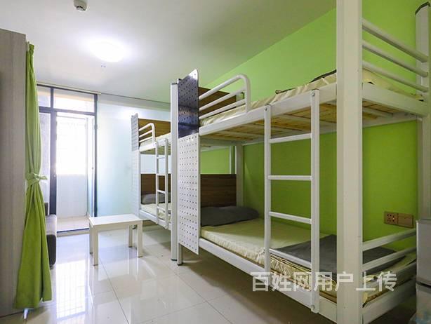 学生公寓组合床 宿舍上床下桌 三人位连体公寓床