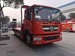 直销东风多利卡平板车 拉150挖掘机工程设备专用车