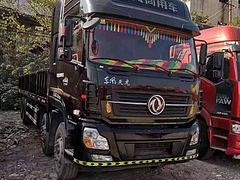 出售东风天龙前四后八平板车 385雷诺机 国五