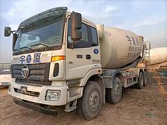 出售国五 二手德龙搅拌车350马力 大14方后八轮