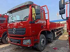 出售二手陕汽平板货车 前四后四9.6米平板车 国五