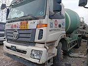 出售18年二手欧曼搅拌车 大14方360马力后八轮