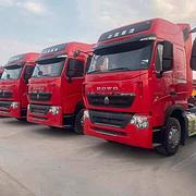出售二手豪沃牵引车 国五440马力双驱轻体