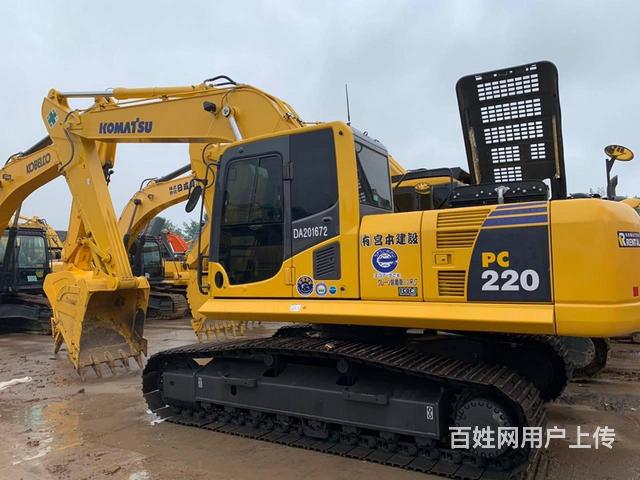 出售二手挖掘机小松220手续齐全质保两年包邮可分期的图片