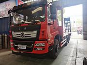 盘锦东风后八轮拖板车 拉大型25吨以上挖机平板拖车厂家直销促