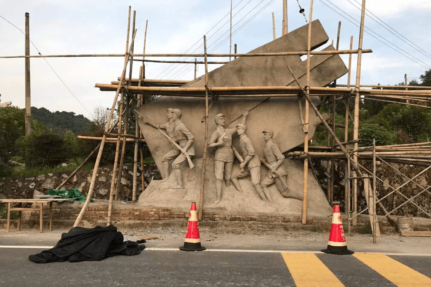 水泥浮雕六
