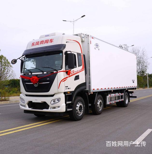 7.8米国6东风天锦小三轴冷藏车厂家包上户多少钱的图片