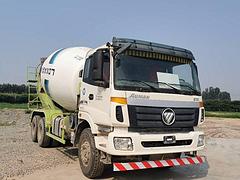 18年二手欧曼搅拌车 大14方 国五 后八轮搅拌车