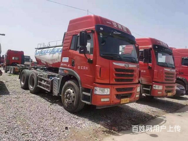 19年二手解放悍V牵引车 潍柴 375马力双驱轻体的图片