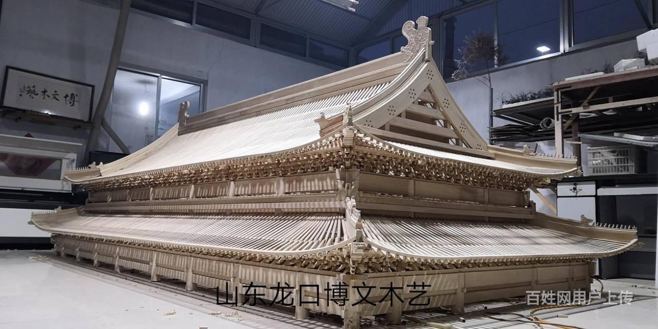 榫卯结构沙盘古建筑模型