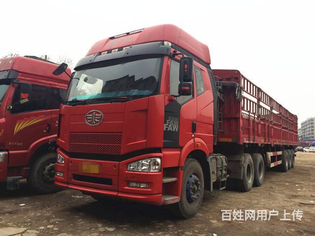 解放J6、东风天龙、欧曼半挂车低价出售-可按揭！！的图片