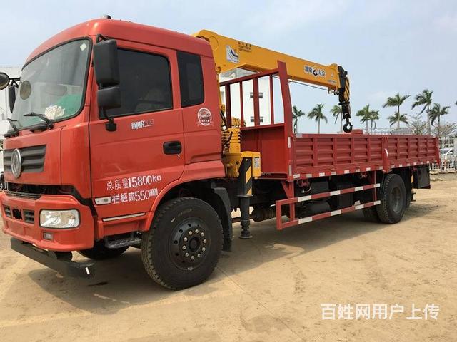 本公司批量生产东风单桥6.3吨随车吊 十万火急的图片