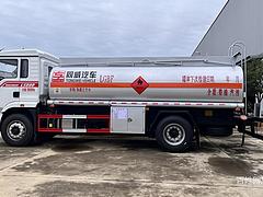 公路版10吨陕汽德龙L5000易燃液体罐车裸车价格