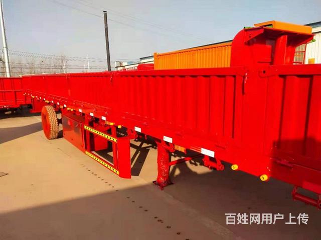 67厂家直销13米标箱半挂车广东富华桥自重53吨