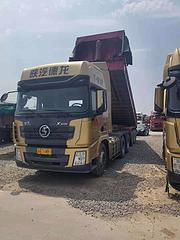 二手德龙牵引车 550马力 国五 9.5米后翻自卸