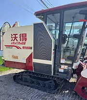 低价出售22年沃得履带式收割机