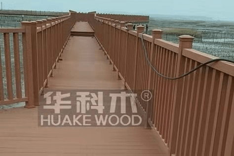 浙江温州西门岛沿海观光栈