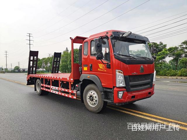 商城豪沃国六单桥15吨挖掘机运输车送车上门的图片