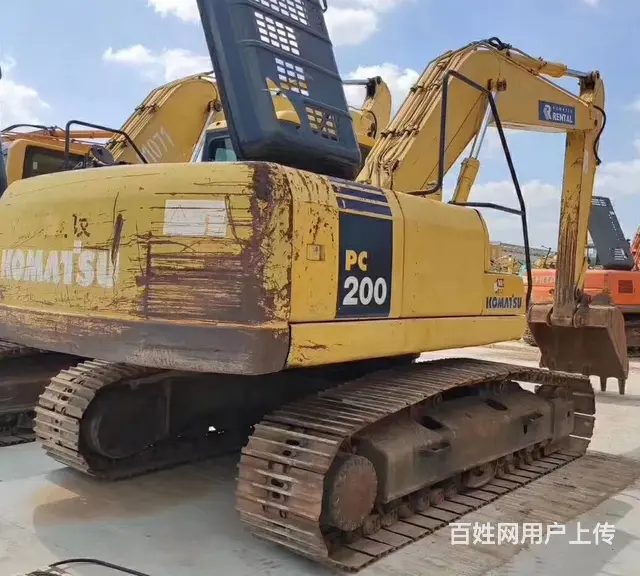纯土方机小松200-7二手挖掘机包邮可分期的图片