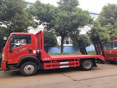 重汽王牌平板拖车 拖15吨挖机平板车 厂家直销