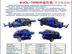 新型高效转笼式自动装车清理地里石头机 洋姜收获机