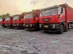 10台红岩平板自卸车，箱长7.8米，价格便宜了