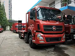 厂家直销一拖福德牌前四后八挖机平板拖车价格多少