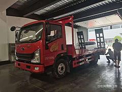 直售豪曼挖机拖车 拖60/75挖机平板运输拖车实惠车型