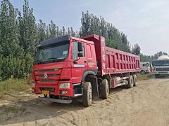 上牌新车8.5米豪沃自卸车 380马力 12速