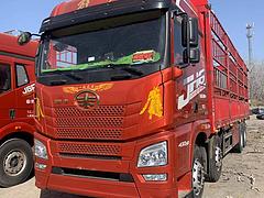 转让二手解放JH6高栏载货车  前四后八   国五