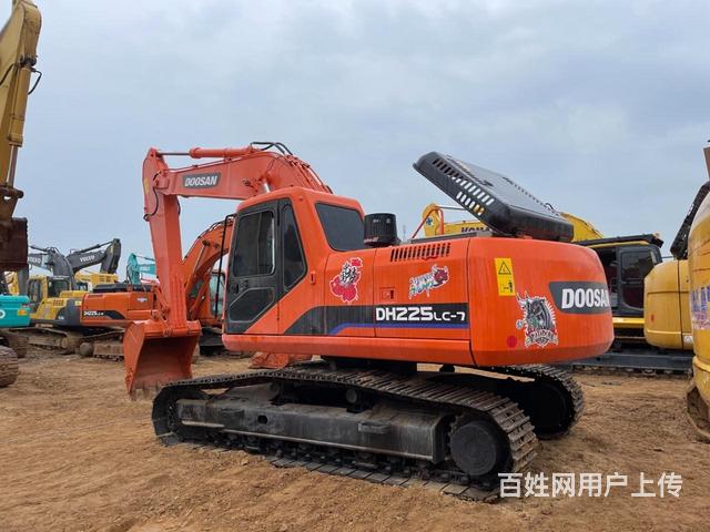 出售二手挖掘机斗山225-7手续齐全质保两年包送急的图片