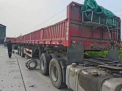 半挂车 自卸式 平板后翻