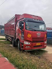 二手解放高栏载货车 9米6高栏载货车 420马力