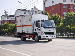 大蓝牌4.2米解放乙炔厢式运输车现货价格