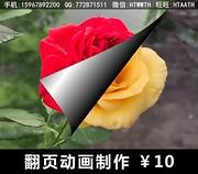 翻页动画制作，翻页动态图设计，翻页相册效果生成