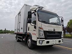 昆山重汽150马力蓝牌4米2冷藏车0首付提车