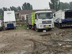 吸尘车二手天锦高压洗扫车多功能扫地车吸尘车清扫车