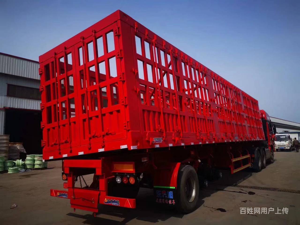 【图】- 直销13米高栏侧翻半挂车 可定做11米至13米 - 太仓浏河货车