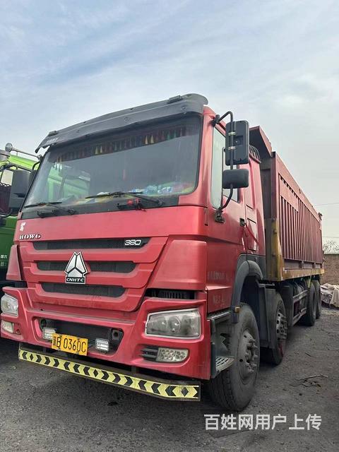 17年5月二手豪沃7.8米自卸车380马力个人一手的图片