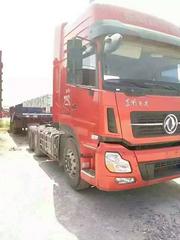 东风天龙 半挂车 平板式