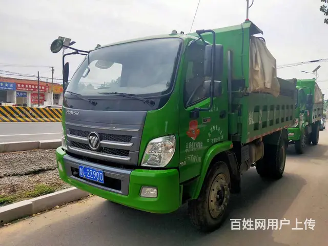 18年底瑞沃160 自卸车 国5 山东户环保绿的图片