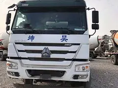 转让18年大14方 豪沃二手商混搅拌车 380马力