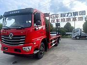 东风专底D3单桥平板拖车 分期包上牌拉120挖机