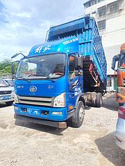 个体户，4.2自卸高栏车，160火力，刚审车，