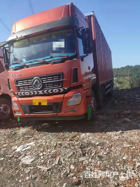 国四东风天龙前四后八箱式货车315马力的图片