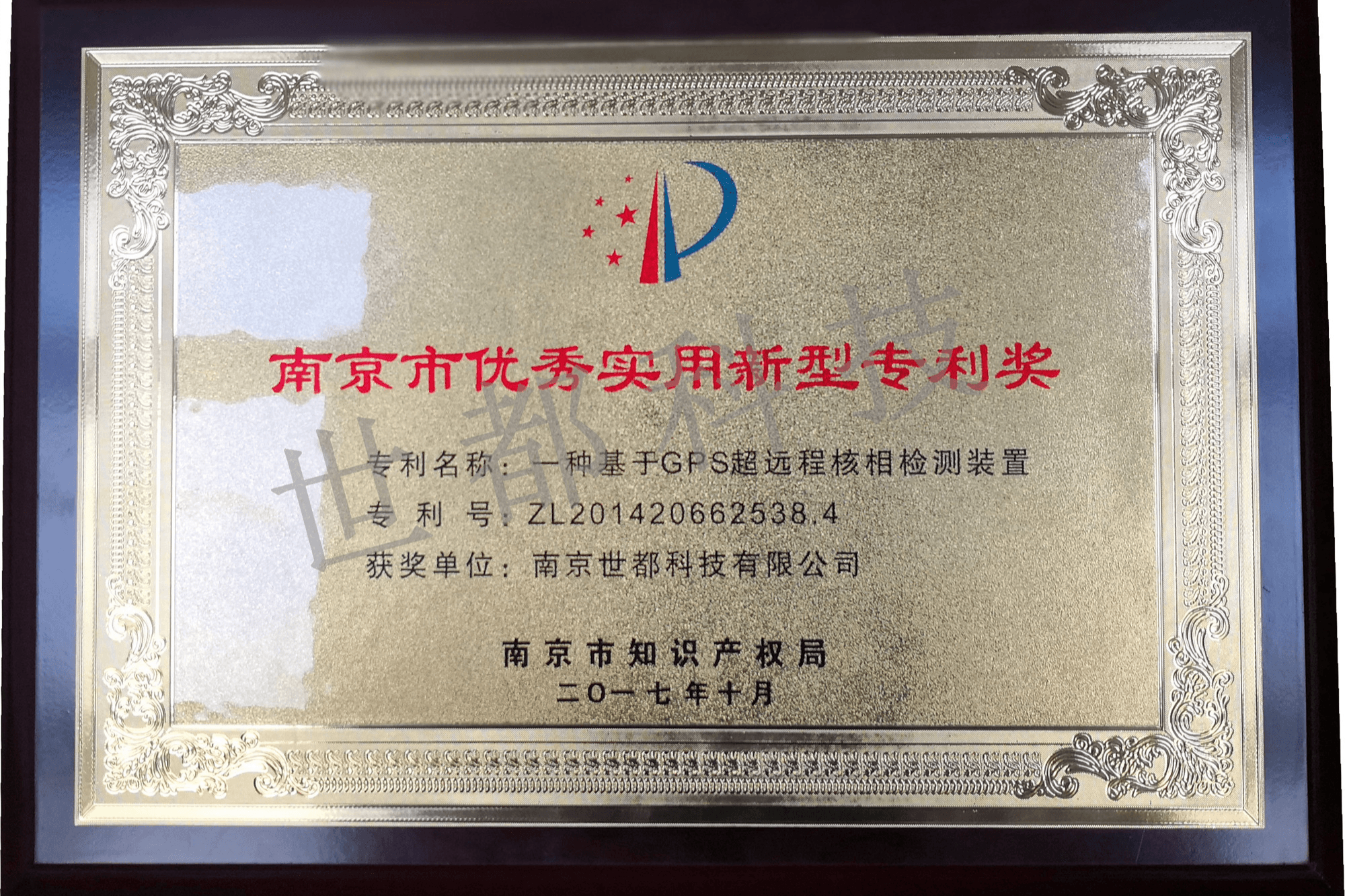 2017南京市优秀专利奖-核相仪