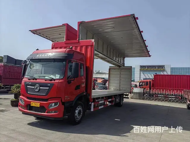 23年4月9.8米厢式东风天锦kr电动双飞 低价转的图片