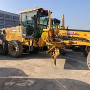 鹤岗二手平地机市场 出售二手柳工418原装平地机